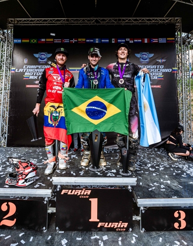 Fábio Santos, da Yamaha, é campeão Latino-americano de Motocross