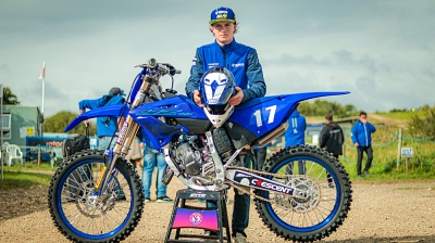 Juan Felipe Garcia disputa a Superfinale YZ125 bLU cRU no Motocross das Nações 2024